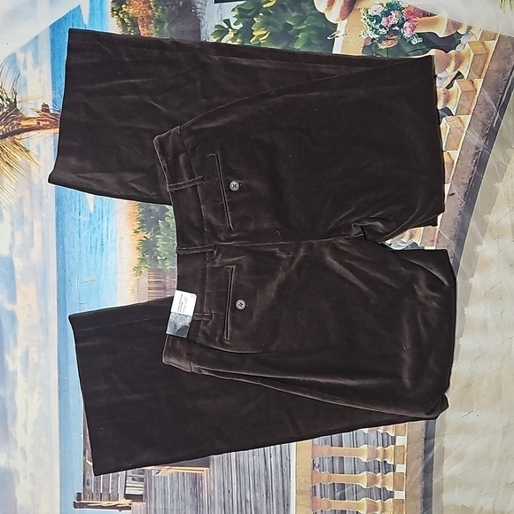 Loft Julie Chocolate Brown Pants Flare Leg‎ Trousers Size 2 NWT - Picture 6 of 7